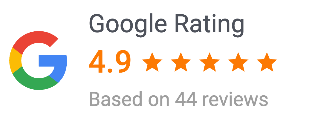 Google Rating 4.9 stars Google Rating 4.9 stars